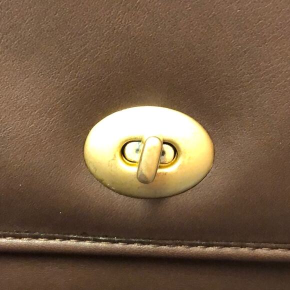 Large Dark Brown Crossbody Bag in Dark Brown Mocca Sense of Function by America - Picture 5 of 14